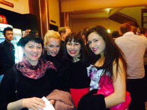 with Judith, Elizabeth Shingleton, Marcela Toro, Kevan Johnston, Jeanne Pratt and Elspeth Ballantyne